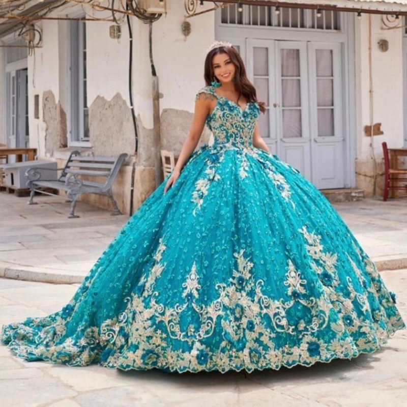 Green Shiny Princess Purple Quinceanera Dresses Off the Shoulder Ball Sweet 16 Dress Beads Appliques Lace 15th Party Gown