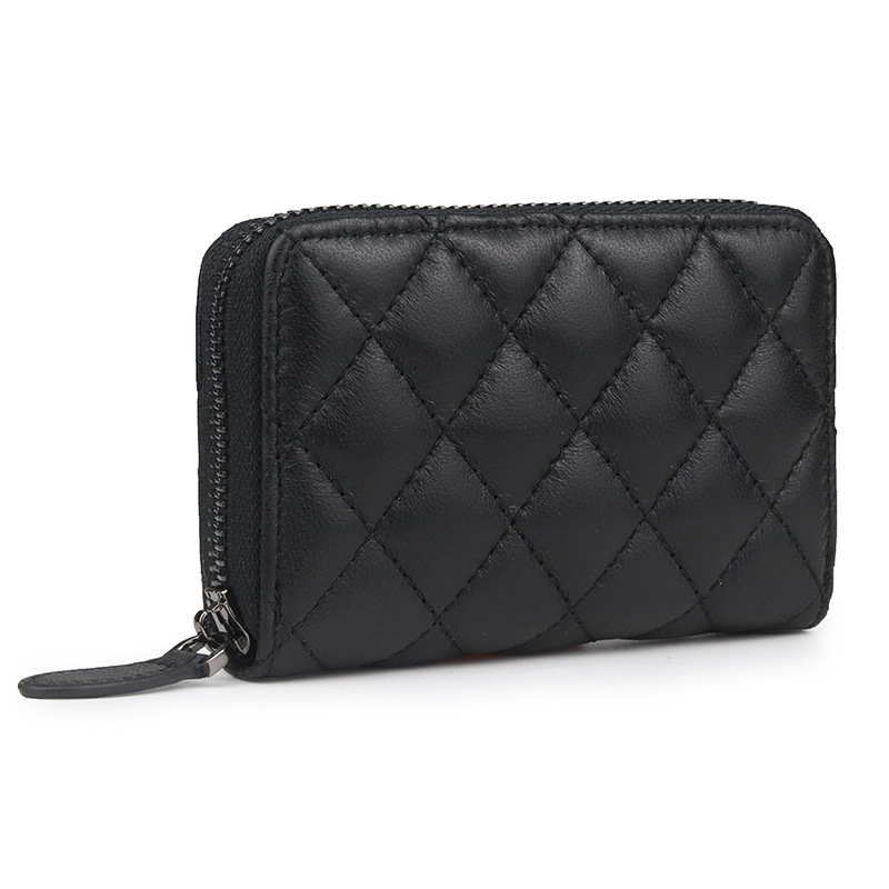 High Quality Wallet Woman Genuine Leather Luxury Fashion Vintage Credit ID Card Holder Card Case Coin Purse Card Bag