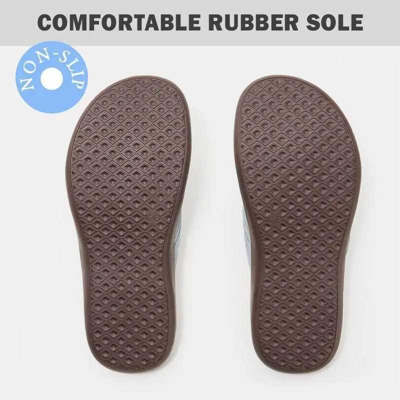 Slippers Womens orthopedic sandals arched support sandals for plantar fasciitis comfortable summer sandals flat bottomed informal sandals XW6.5