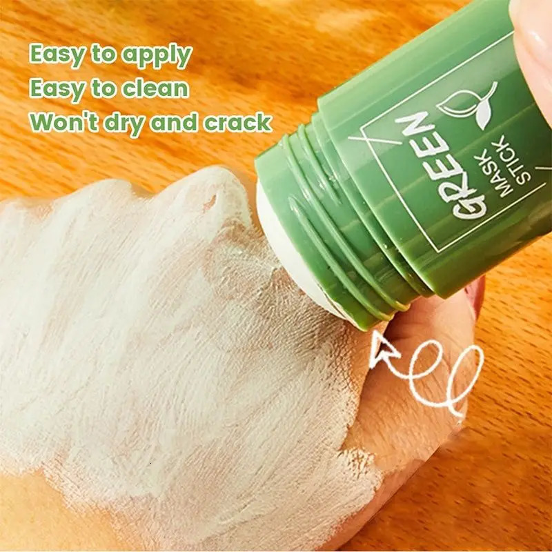 Original 40g reduced sensitivity green tea solid mask cleaning stick mask cleaning Korean skin care 240702