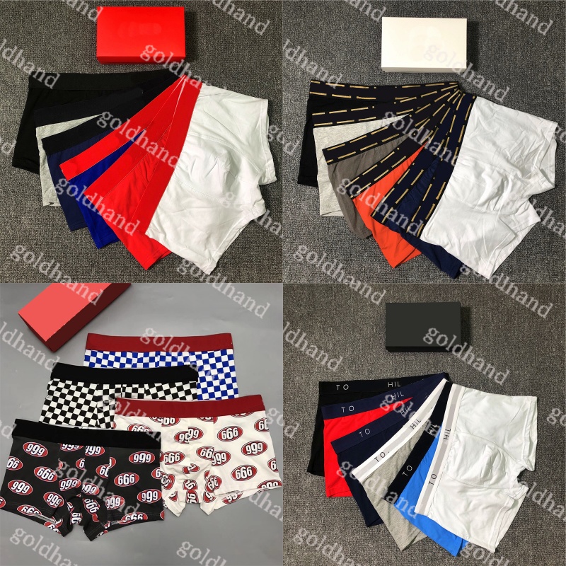 Designer Mens Underpant Breathable Pure Cotton Boxers Sexy Soft Comfortable Underwear Briefs