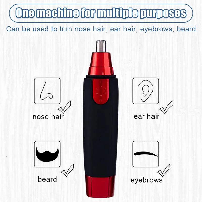 Electric nose hair trimmer ear face eyebrow hair cleaning trimmer home male female nose hair trimmer 240703