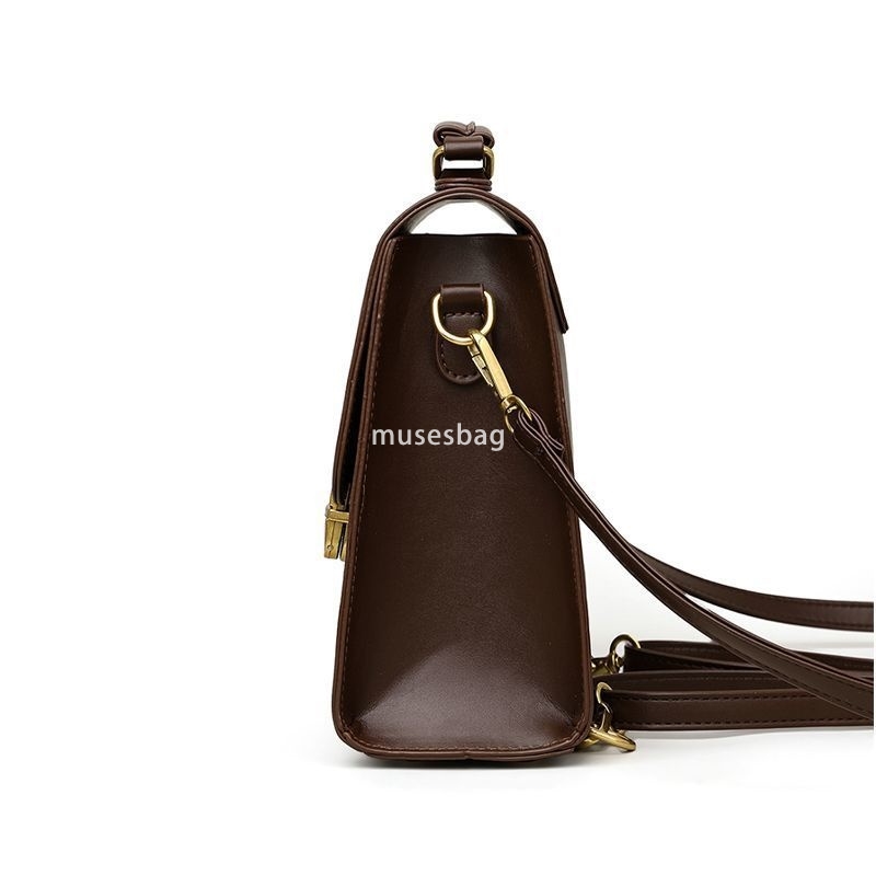 Designer Women's High end Art Retro Academy Style Backpack Autumn and Winter New Student Practical Multi functional Handheld Crossbody Small Back
