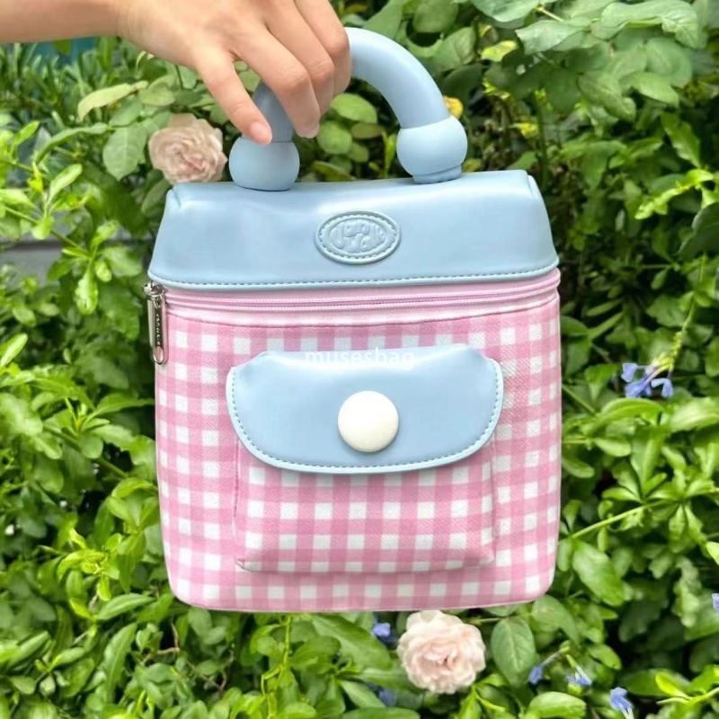 High Beauty Women's High Quality niche Macaron color series minimalist backpack new high beauty sweet style light luxury leisure commuting handba