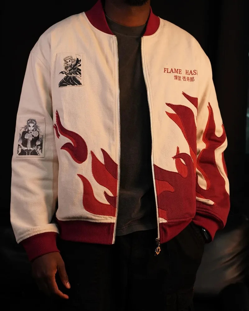 Y2K Men jacket Harajuku Anime Graphic vintage Oversized Hip Hop streetwear Women fashion Gothic Baseball Uniform Coat 240701wtt