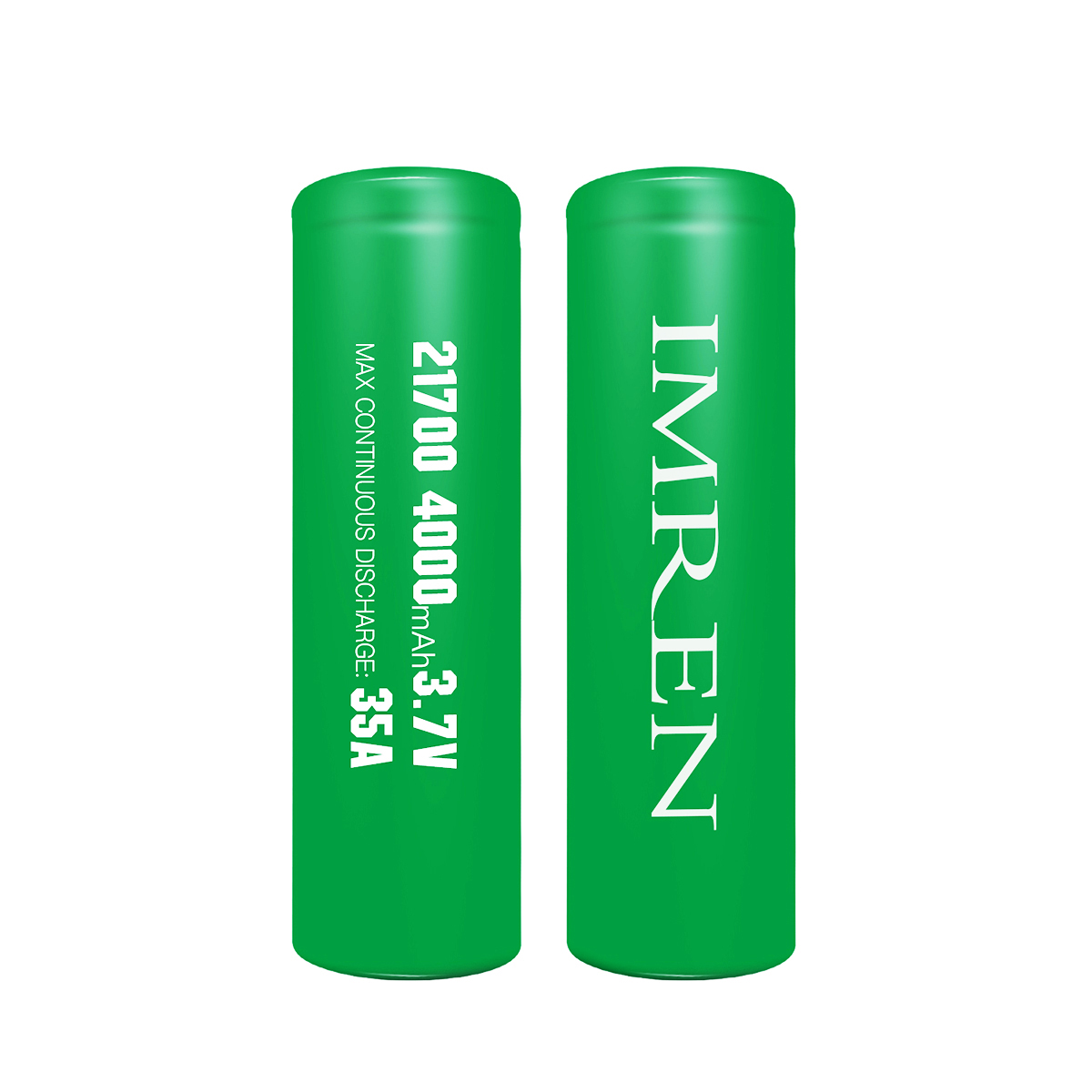 IMREN Original 21700 4000mah Rechargeable 3.7V Battery 4000mah 35A High Capacity Flat Top Batteries for Flashlight