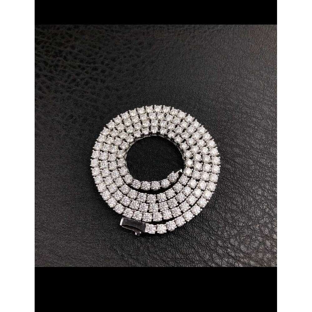 3Mm 4Mm 5Mm VVS Lab Diamond Chain Jewelry Tennis Necklace For Valentines Day Gift Ideas 2024