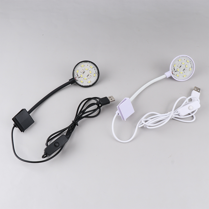 Fish Tanks Clip-on Light Clamp Aquarium Lights LED Beads Lights 360-Degree Rotations 5W USB Plugs