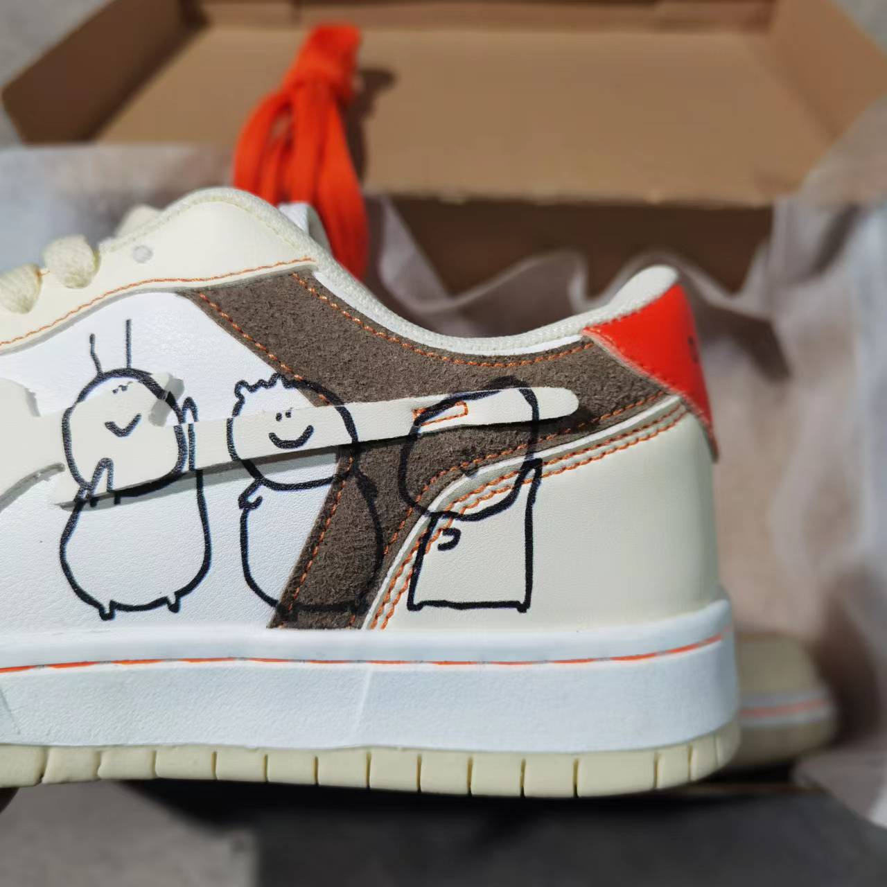 minority duck small mandarin China-Chic white ins style casual flat single shoes bf Japanese students skateboard Lhshoe