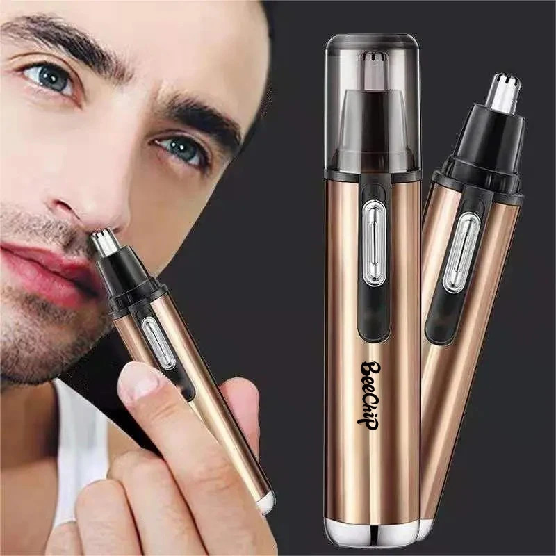 Nose Hair Trimmer Nose Hair Shaver Ear and Nose Hair Trimmer Brushless Battery Electric Mens Shaver Mens Clips 240703