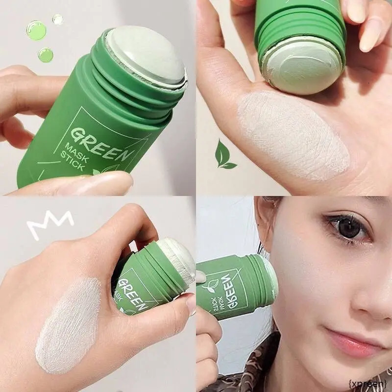 Original 40g reduced sensitivity green tea solid mask cleaning stick mask cleaning Korean skin care 240702