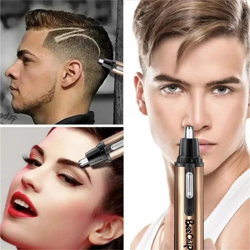 Nose Hair Trimmer Nose Hair Shaver Ear and Nose Hair Trimmer Brushless Battery Electric Mens Shaver Mens Clips 240703