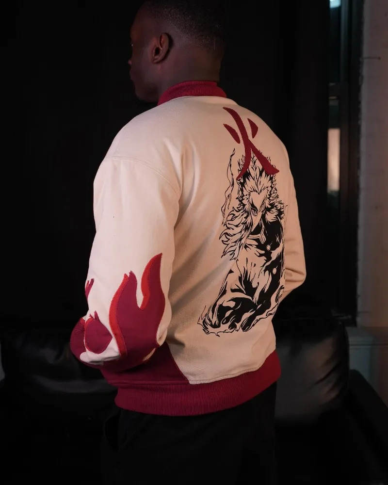 Y2K Men jacket Harajuku Anime Graphic vintage Oversized Hip Hop streetwear Women fashion Gothic Baseball Uniform Coat 240701wtt