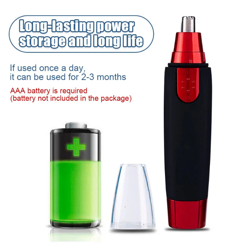 Electric nose hair trimmer ear face eyebrow hair cleaning trimmer home male female nose hair trimmer 240703