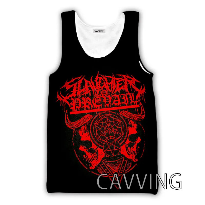 CAVVING 3D Printed Slaughter To Prevail Tank Tops Harajuku Vest Summer Undershirt Shirts Streetwear for Menwomen 240701