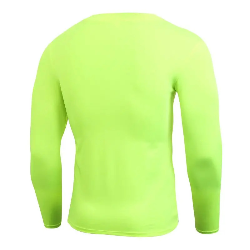 Mens Quick Dry Fitness Compression Long Sleeve Baselayer Body Under Shirt Tight Sports Gym Wear Top 240702