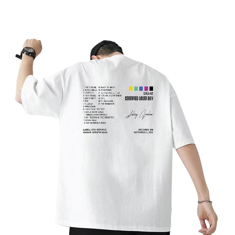 Custom T-Shirts for Men Crew Neck Cotton Breathable Anime Printing Street Men Tees Skull Wholesale Clothes