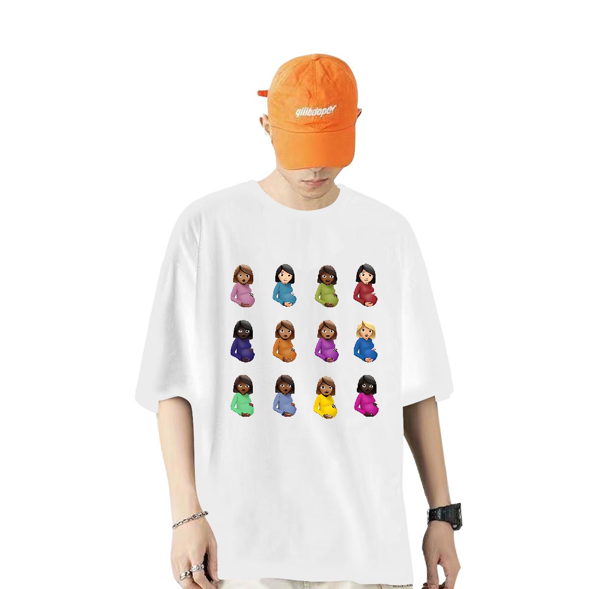 Custom T-Shirts for Men Crew Neck Cotton Breathable Anime Printing Street Men Tees Skull Wholesale Clothes