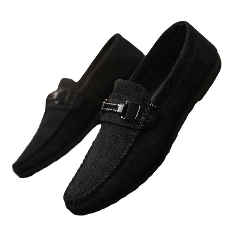 Soft soles casual light weight new low-top formal wear men's loafers beanie shoes men wedding groom work fashion boys