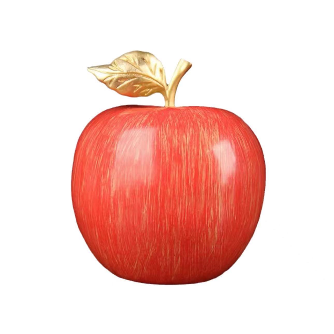 Handmade painted copper, apples, brass, New Year's Eve, Christmas decorations, gifts, and gifts
