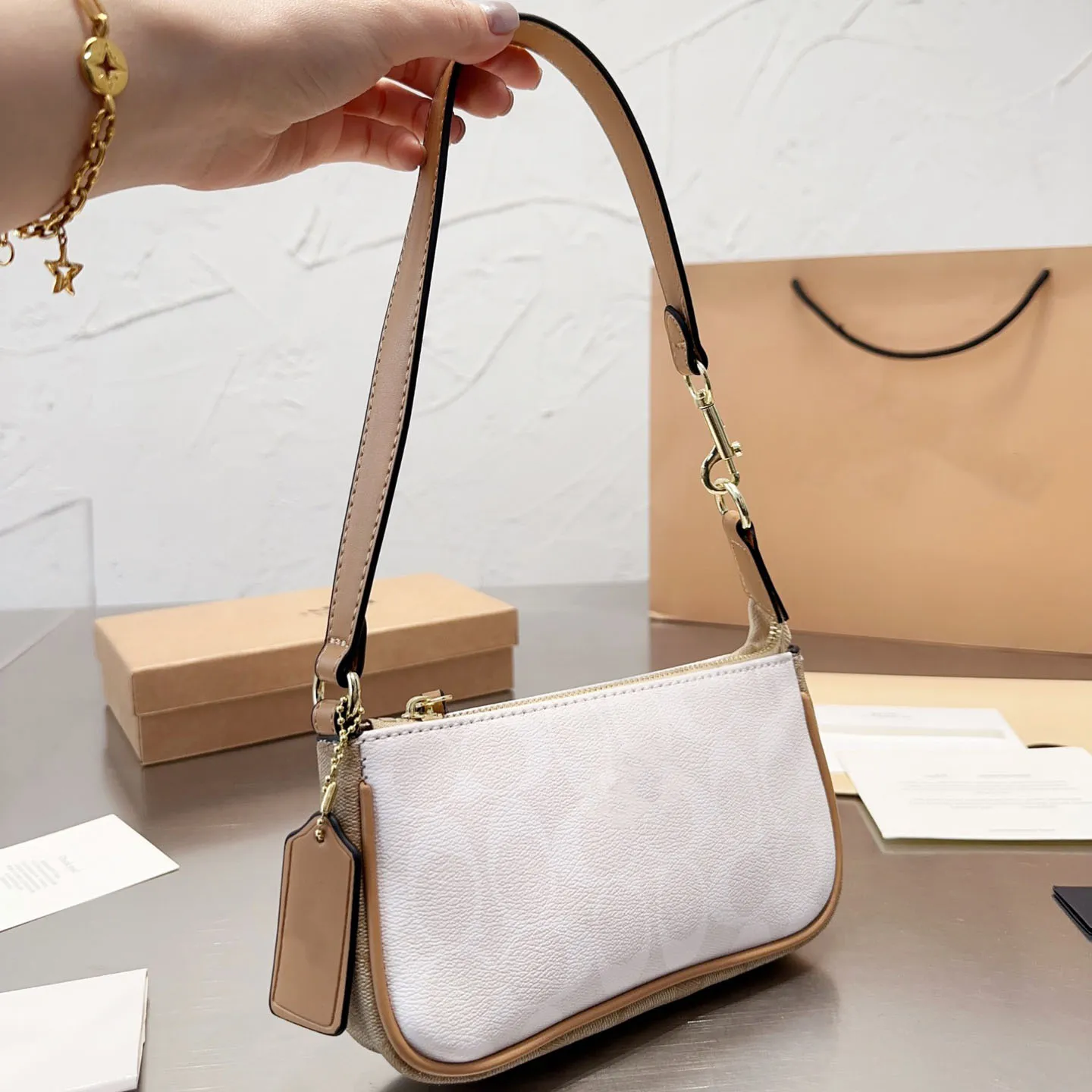 Shoulder Bags Crossbody Designer Bag Nolita Bag Swinger Women Handbag Axillary Purse Genuine Leather Straps Old Flower Top Quality Flap #excellent_shop_top1