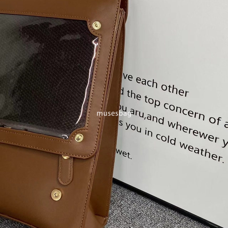 Advanced Women's Fashion Small and Versatile Simple and Large Capacity Backpack New Retro Academy Style Handheld Book Bag Advanced Sense Transpar