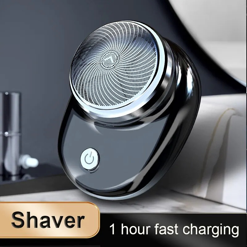 Electric shaver charging pocket travel shaver portable wireless detachable shaver beard and body hair trimmer 240703