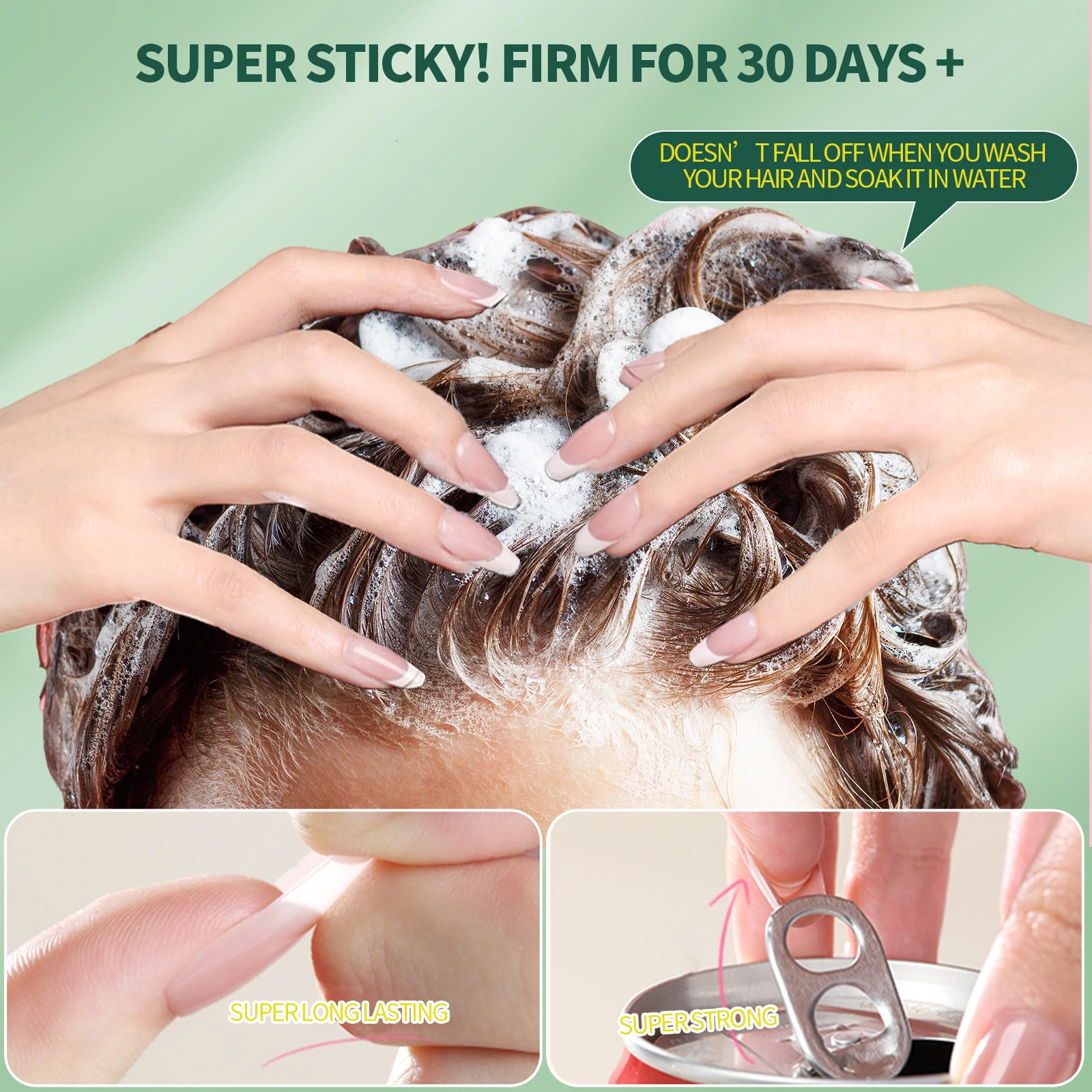 Nailpop pieces nail glue used for nail tip super durable brush professional fast drying gel used for pressing nails 240703
