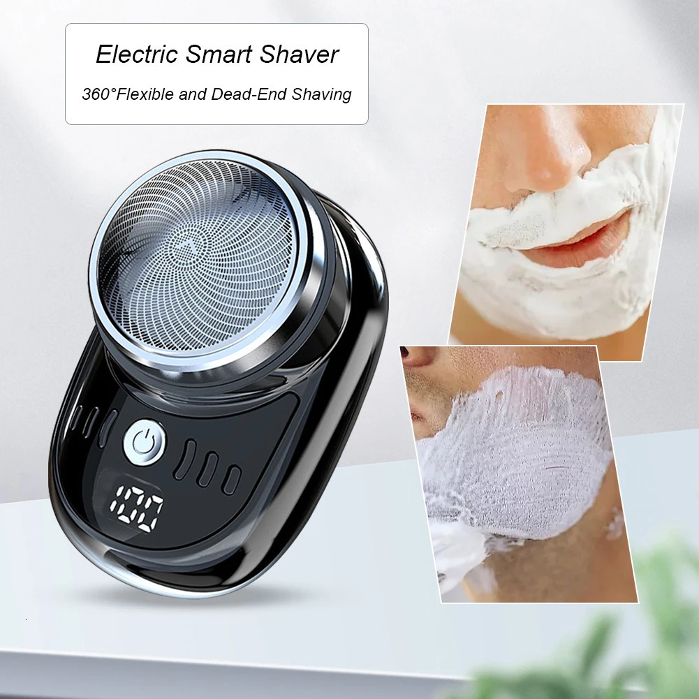 Mens Mini Electric Travel Razor Charging Razor Face Razor Washable Face Razor Pocket Size Car Home Razor 240703