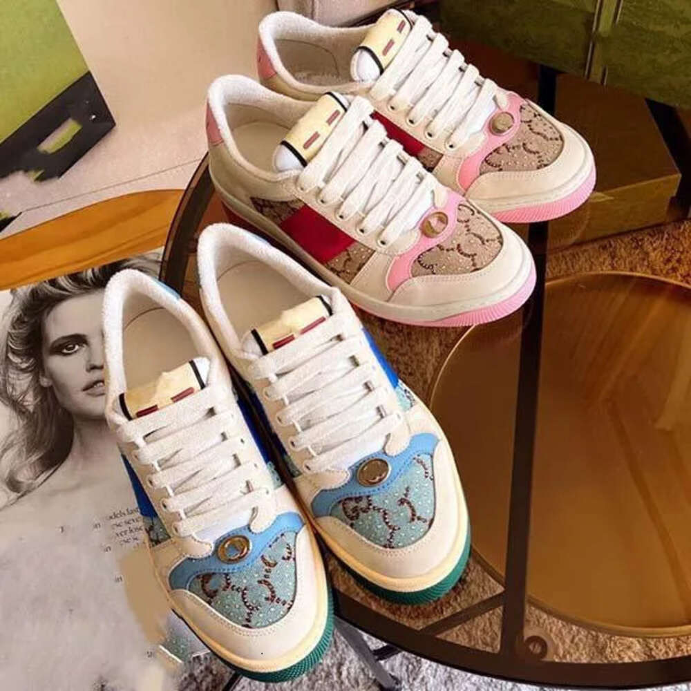 screener sneakers designer shoes gussie for womens crystal trainer sneaker liness top brand striped fashion retro dirty l 5h6k gucciis guccily Y7RV
