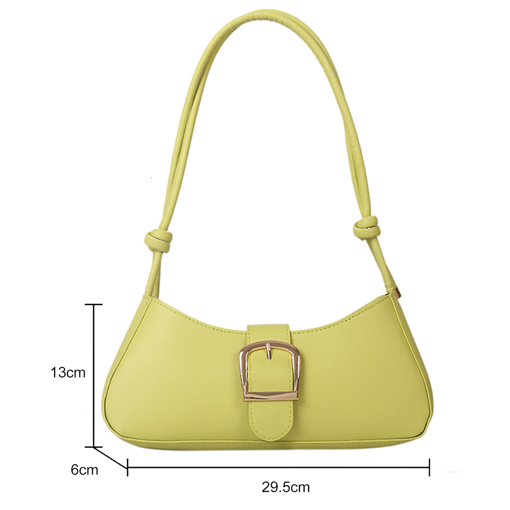 Women Handbag PU Leather Underarm Fashion Solid Color Hobos Shoulder Crossbody Bags Casual Handbags Totes Pouch ddmymoon