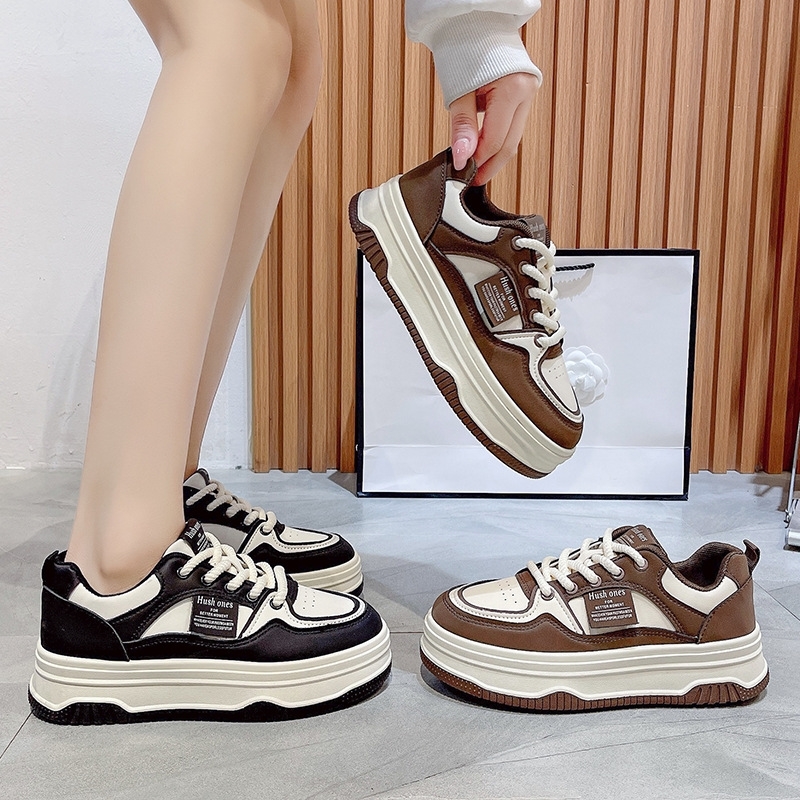 autumn winter soles plush thick color blocking sports and leisure women shoes are free of shipping