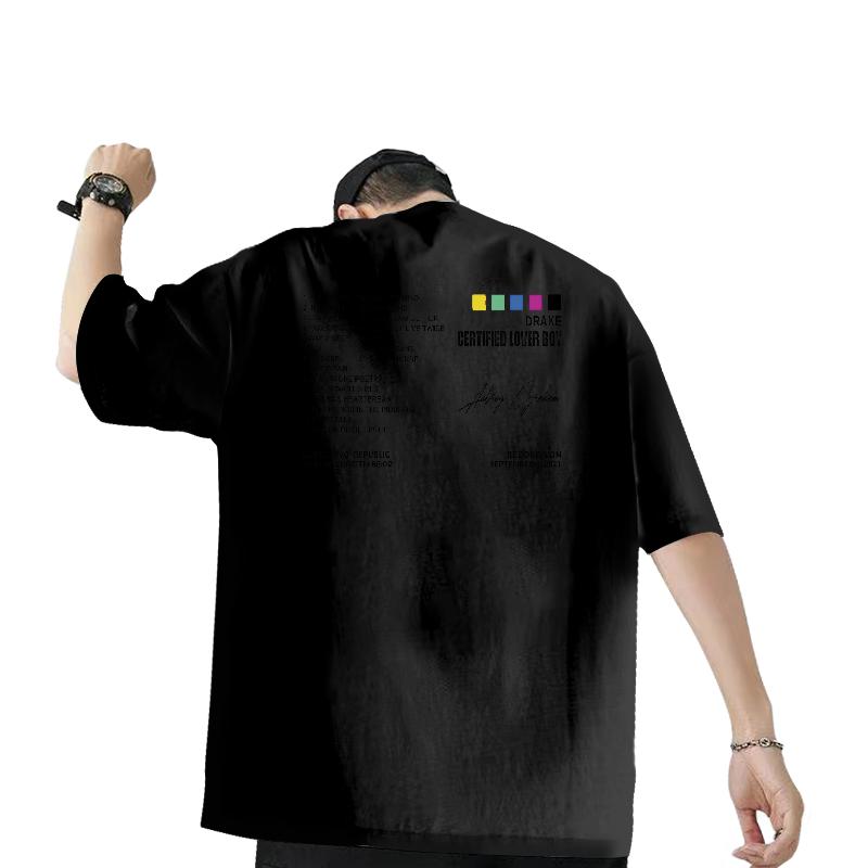 Custom T-Shirts for Men Crew Neck Cotton Breathable Anime Printing Street Men Tees Skull Wholesale Clothes