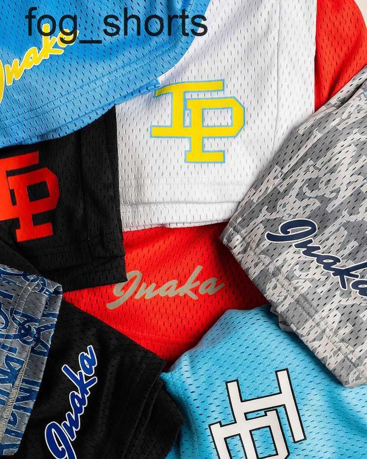 Mens Shorts Mens Inaka 2024 Summer Men Women Classic GYM Basketball Workout Power Mesh Fast Dry Mens Breathable ShortMens Inaka Power Y2K Casual Print
