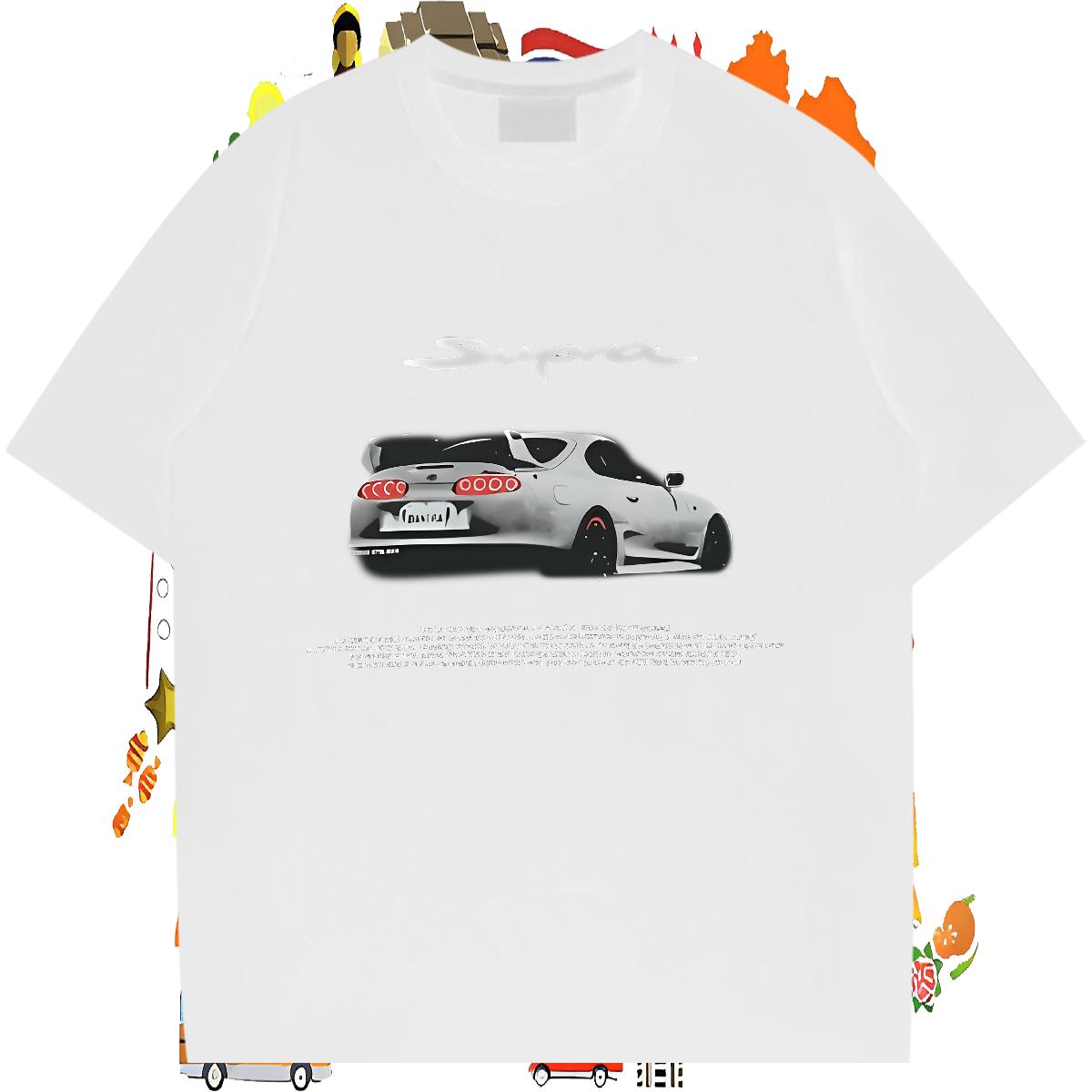 Crew Neck Cotton Breathable Woman T Shirts Designer High Street Hip Hop Woman Tshirt Black White Lady Clothes Shirt