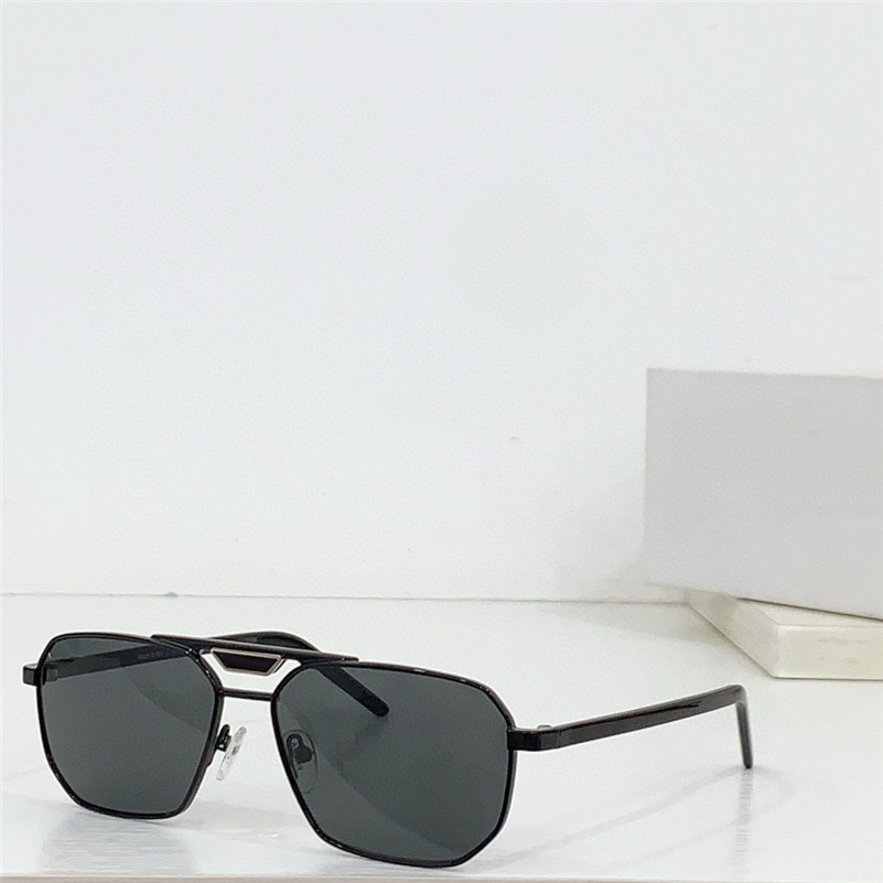 New fashion design square pilot sunglasses 58Y metal frame simple and popular style versatile outdoor uv400 protection glasses