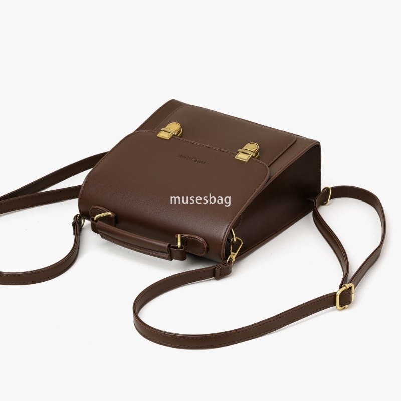 Designer Women's High end Art Retro Academy Style Backpack Autumn and Winter New Student Practical Multi functional Handheld Crossbody Small Back