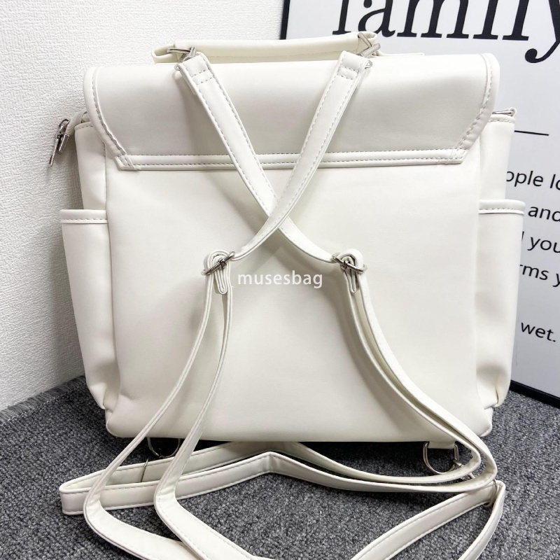 Western style women's high-end simple and multifunctional student backpack with a new academic style classic backpack niche design fresh and vers