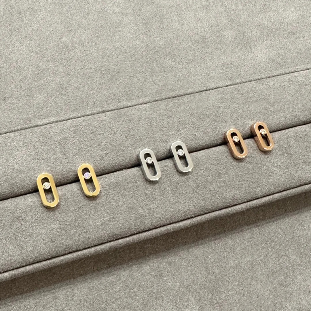 S925 Sterling Silver Plated 14K Gold Fashion Simple Circle Diamond Womens Earrings 240624