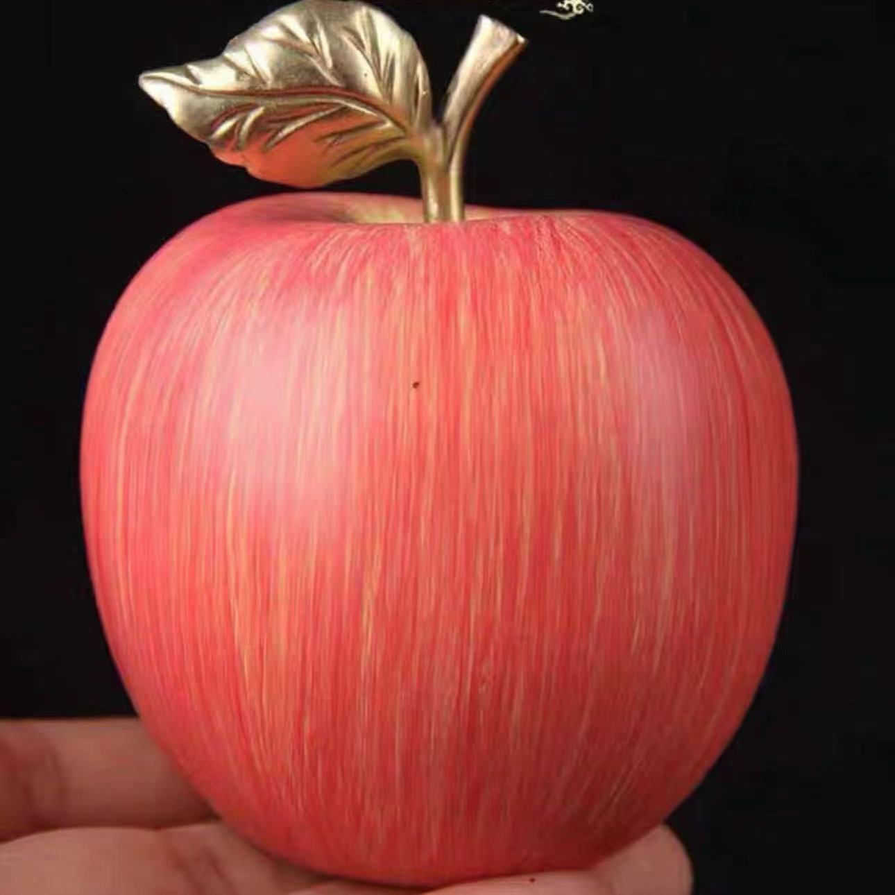 Handmade painted copper, apples, brass, New Year's Eve, Christmas decorations, gifts, and gifts