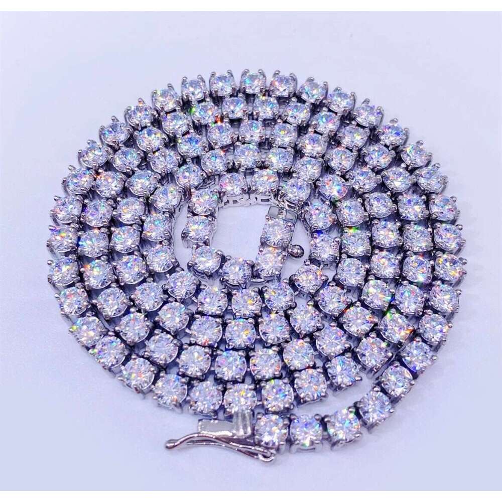 3Mm 4Mm 5Mm VVS Lab Diamond Chain Jewelry Tennis Necklace For Valentines Day Gift Ideas 2024