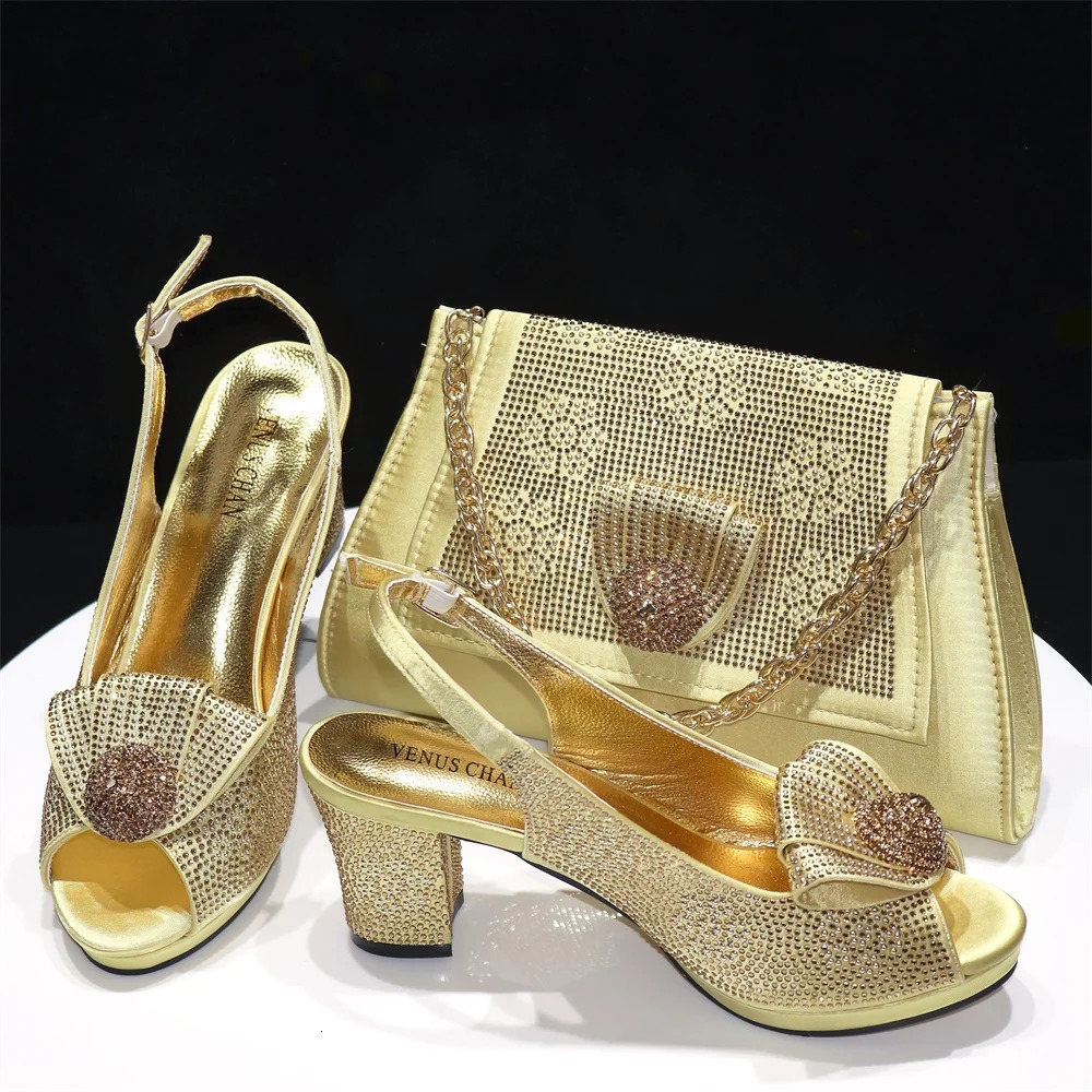 Doershow High Quality African Style Ladies Bags Latest magenta Italian Shoes And Bag Set For Party HRE1-17 240702