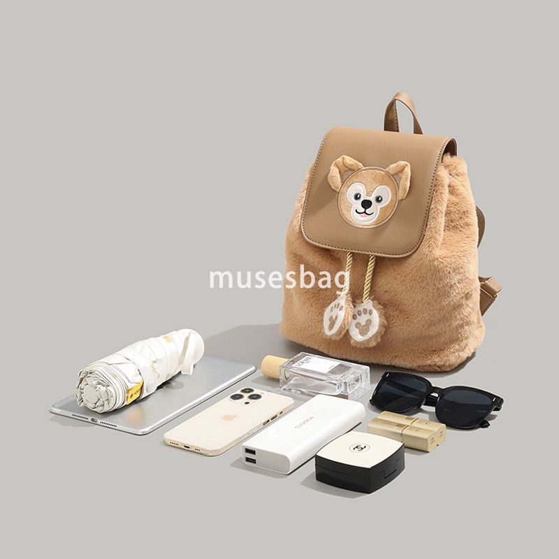 Western style women's temperament cute winter backpacks for middle school students college students large capacity backpacks girl's heart pl