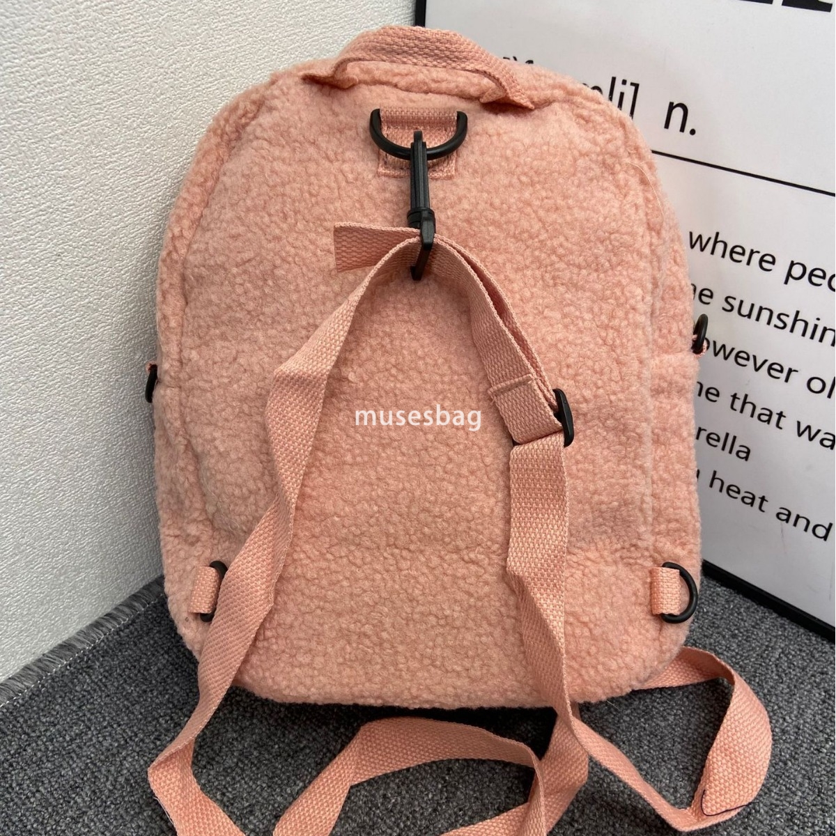 Fashionable women's high-quality new cute temperament pink pig backpack funny and simple student versatile backpack small fresh lightweight backp