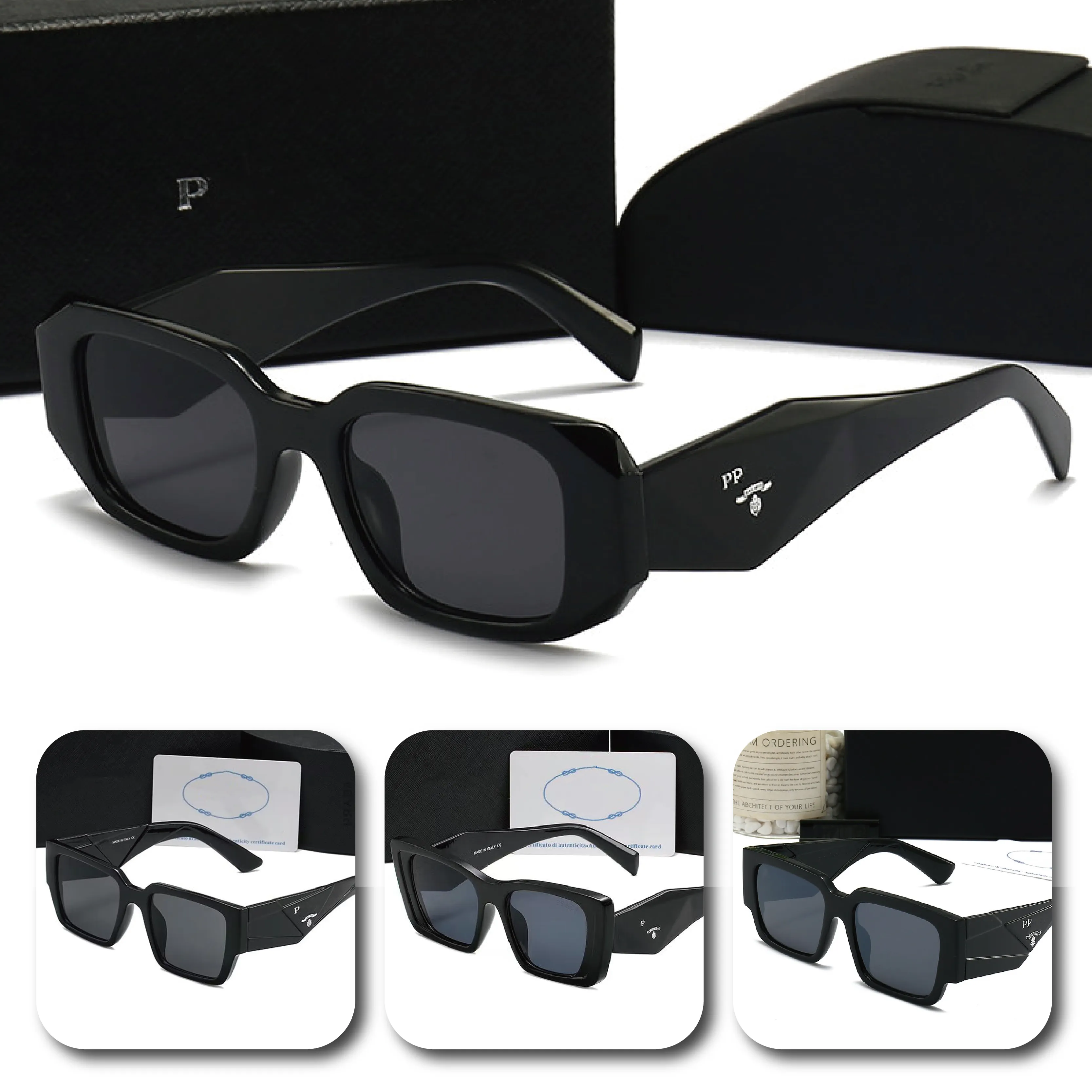 Designer sunglasses Polarizing Fashion Classic Men Women Sunglasses Luxury Logo UV Protection get-together Beach Vacation Sunglasses With box High quality TOP006