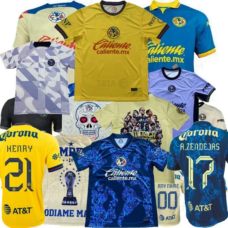 Liga MX Club America Soccer Jerseys 2023 2024 2025 K.ALVAREZ J.QUINONES D.VALDES G.OCHOA GIOVANI FIDALGO M.LAYUN A.ZENDEJAS 21 22 23 24 25 football men women kids shirt 4XL