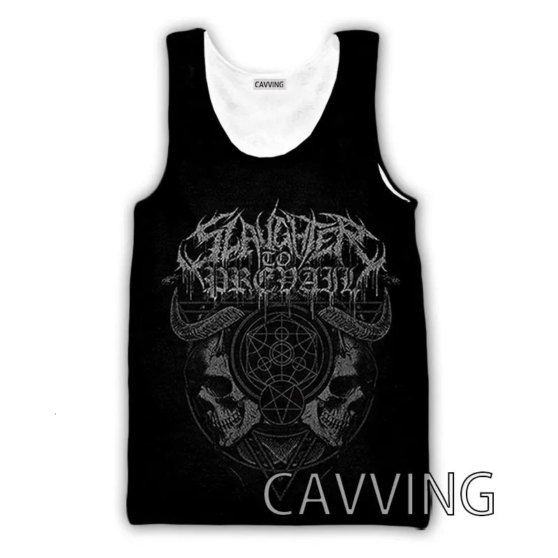 CAVVING 3D Printed Slaughter To Prevail Tank Tops Harajuku Vest Summer Undershirt Shirts Streetwear for Menwomen 240701