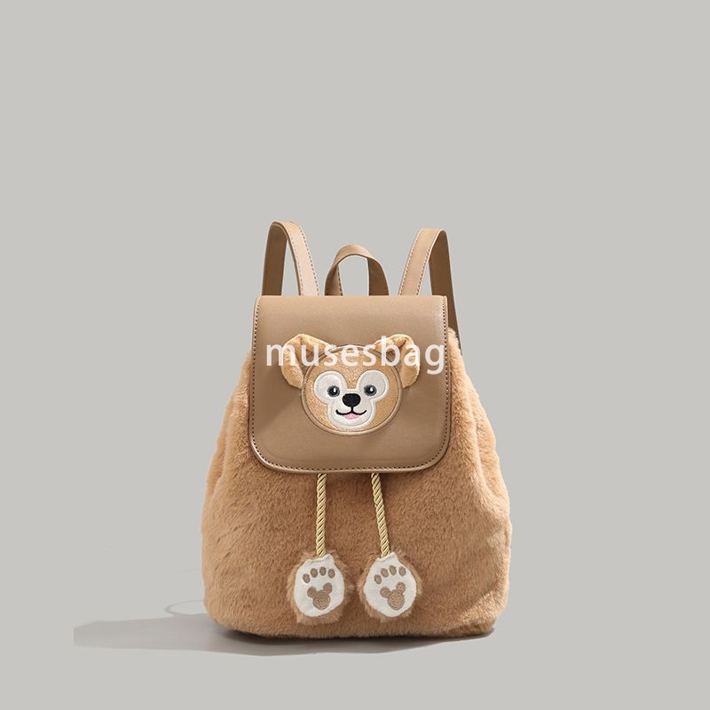 Western style women's temperament cute winter backpacks for middle school students college students large capacity backpacks girl's heart pl