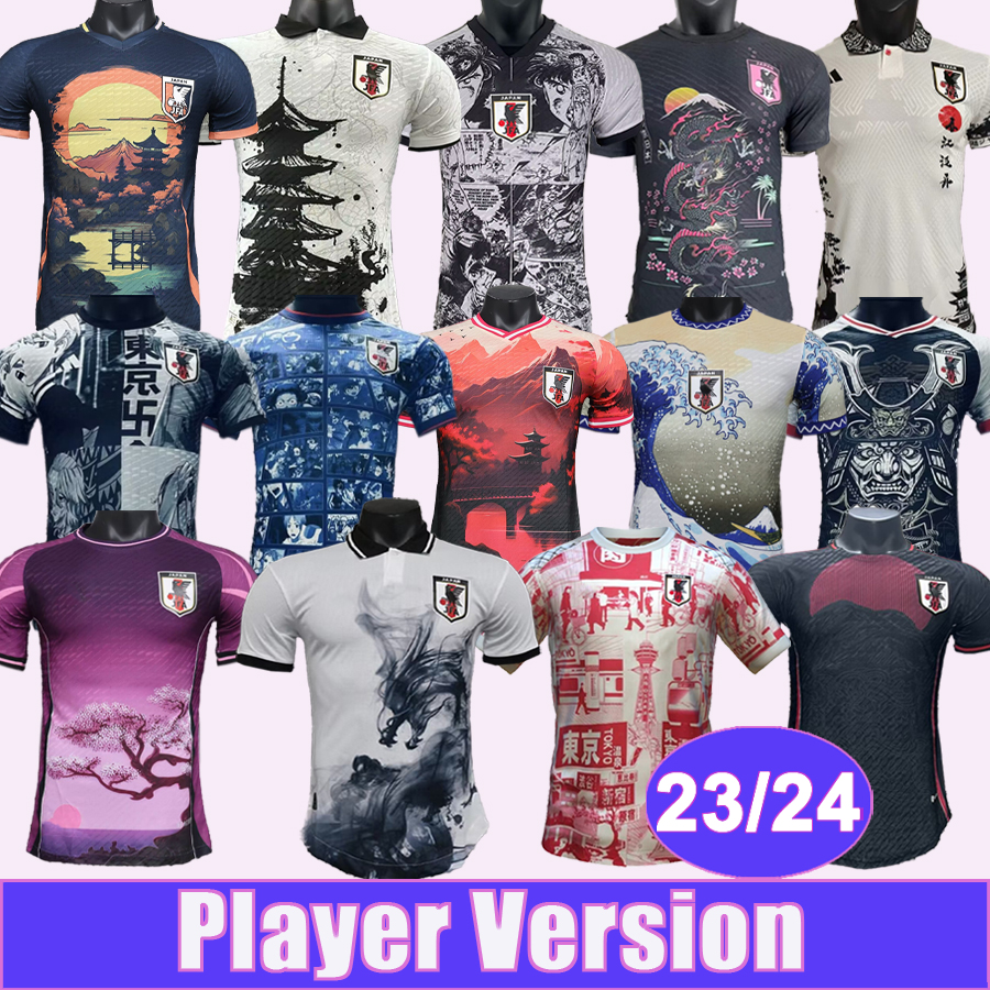 23 24 Japan Mens Soccer Jerseys Special Edition Player VersionOSAKO YOSHIDA NAGATOMO SHIBASAKI HARAGUCHI MINAMINO KUBO Limited Edition Football Shirts