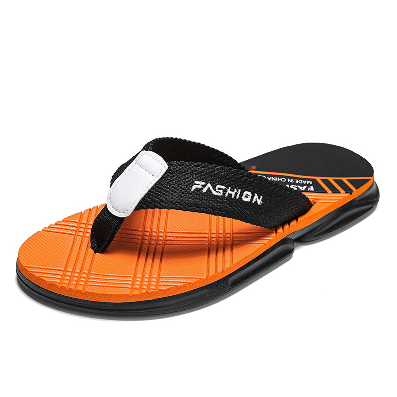 Summer toe flip flops, youthful trend, oversized casual beach shoes for outdoor wear,